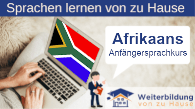 Afrikaans Anfängersprachkurs lernen von zu Hause Header