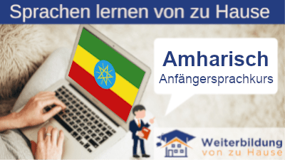 Amharisch Anfängersprachkurs lernen von zu Hause Header