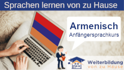 Armenisch Anfängersprachkurs lernen von zu Hause Header