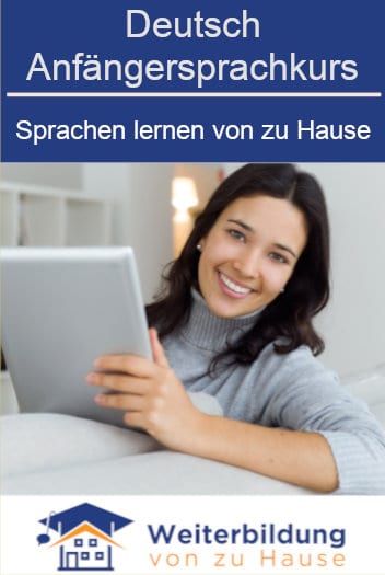 Deutsch Anfängersprachkurs lernen von zu Hause Pinterest