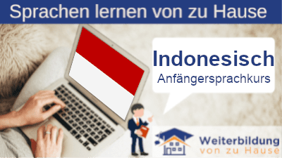 Indonesisch Anfängersprachkurs lernen von zu Hause Header