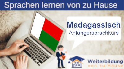 Madagassisch Anfängersprachkurs lernen von zu Hause Header