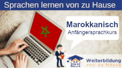 Marokkanisch Anfängersprachkurs lernen von zu Hause Header