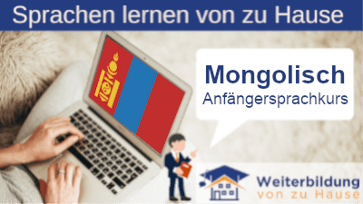 Mongolisch Anfängersprachkurs lernen von zu Hause Header