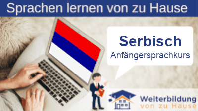 Serbisch Anfängersprachkurs lernen von zu Hause Header