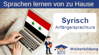 Syrisch Anfängersprachkurs lernen von zu Hause Header