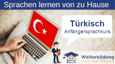 Türkisch Anfängersprachkurs lernen von zu Hause Header