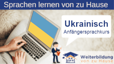 Ukrainisch Anfängersprachkurs lernen von zu Hause Header